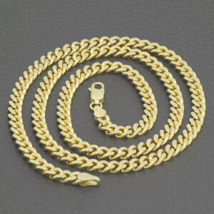 9ct Yellow Gold Curb Chain 20.5″ 5mm