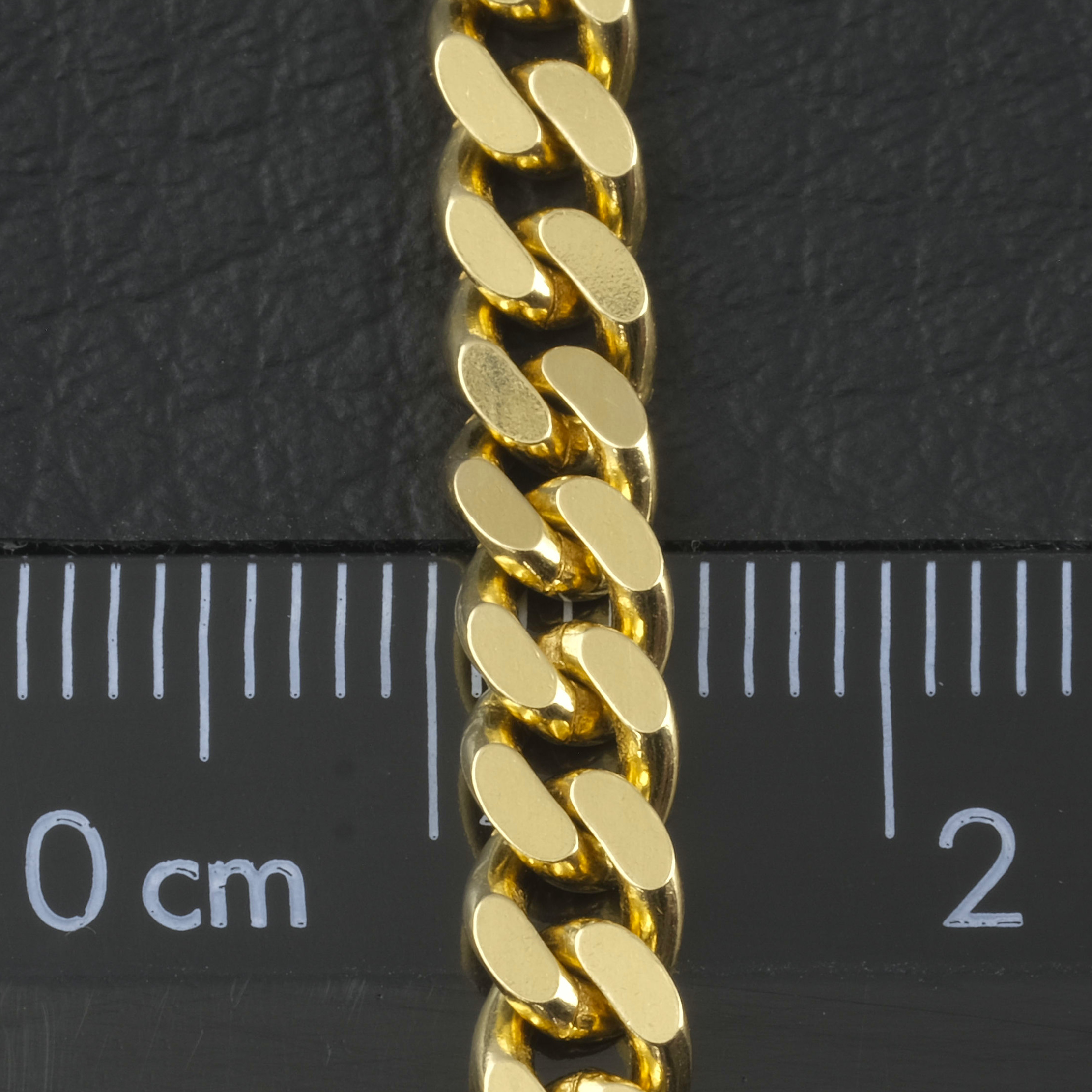 9ct Yellow Gold Curb Chain 20.5" 5mm - Image 4