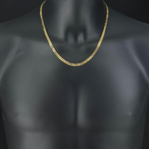 9ct Yellow Gold Curb Chain 20.5″ 5mm