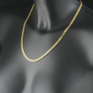 9ct Yellow Gold Curb Chain 20.5″ 5mm