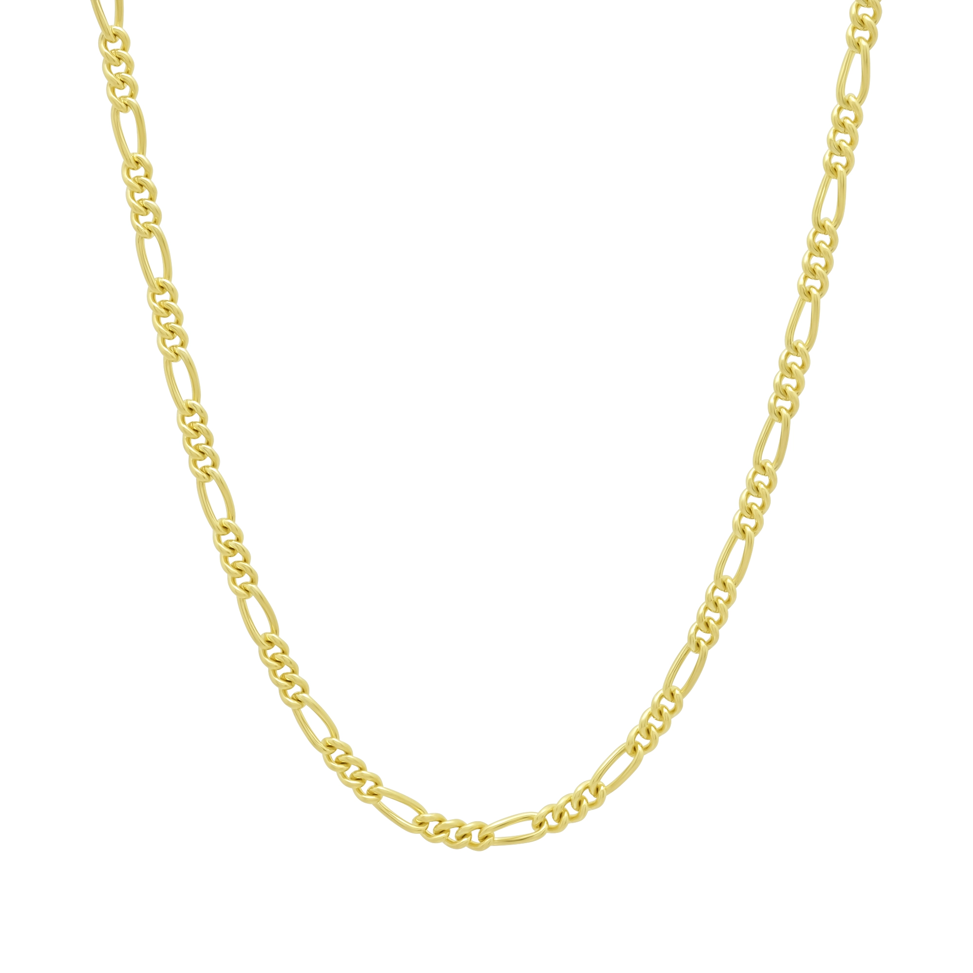 9ct Yellow Gold Figaro Chain 20" 3.5mm