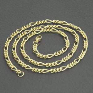 9ct Yellow Gold Figaro Chain 20″ 3.5mm