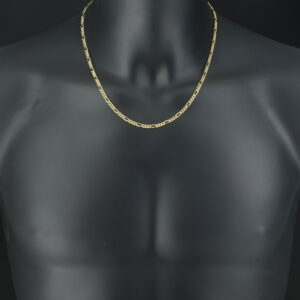 9ct Yellow Gold Figaro Chain 20″ 3.5mm