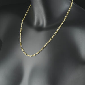 9ct Yellow Gold Figaro Chain 20″ 3.5mm