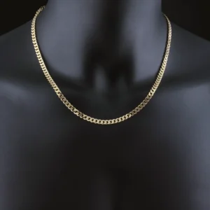 9ct Yellow Gold Curb Chain 20″ 5mm