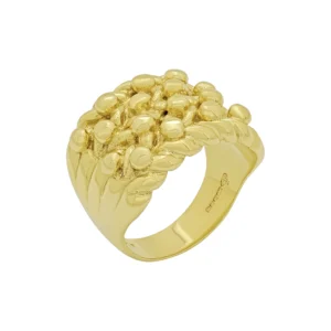 9ct Yellow Gold Keeper Ring