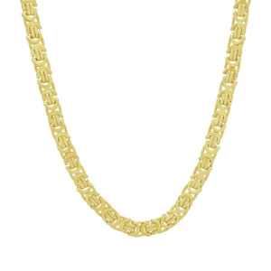 9ct Yellow Gold Byzantine Chain 18″ 5.5mm