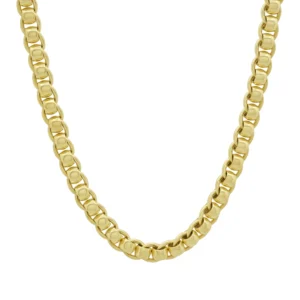 9ct Yellow Gold Roller Ball Chain 22.5″ 6.5mm