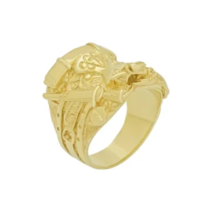 9ct Yellow Gold Saddle Ring