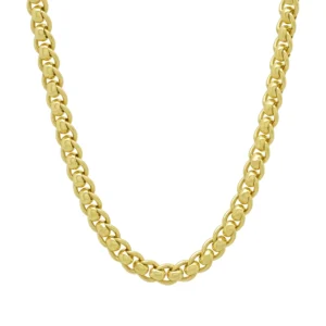 9ct Yellow Gold Roller Ball Chain 27.5″ 6.5mm