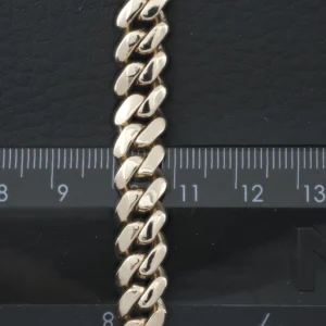 9ct Rose Gold Cuban Bracelet 6.5″ 8.5mm