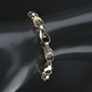 9ct Rose Gold Tulip Bracelet 8.5″ 9.5mm