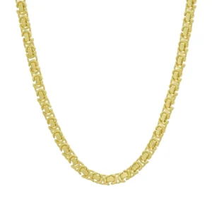 9ct Yellow Gold Byzantine Chain 20″ 4.5mm