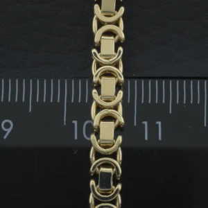 9ct Yellow Gold Byzantine Chain 22.5″ 4.5mm