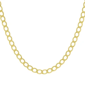 9ct Yellow Gold Curb Chain 21″ 6mm