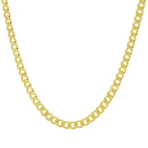 9ct Yellow Gold Curb Chain 24″ 6mm