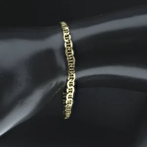 9ct Yellow Gold Marina Bracelet 8″ 5mm