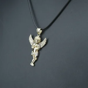 9ct Yellow & White Gold Cupid Pendant