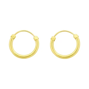 9ct Yellow Gold Hoop Earrings