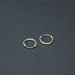 9ct Yellow Gold Hoop Earrings