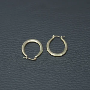 9ct Yellow Gold Creole Earrings
