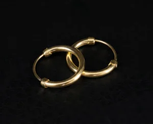 9ct Yellow Gold Hoop Earrings