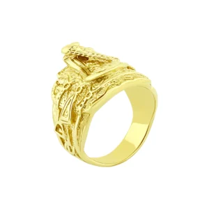 9ct Yellow Gold Saddle Ring