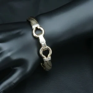 9ct Yellow Gold Double Loop Bangle