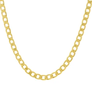9ct Yellow Gold Curb Chain 20″ 8mm