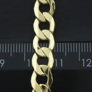 9ct Yellow Gold Curb Chain 20″ 8mm