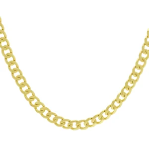 9ct Yellow Gold Curb Chain 24″ 6mm