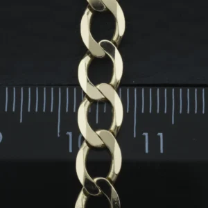 9ct Yellow Gold Curb Chain 21″ 7.5mm