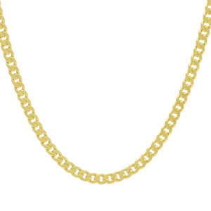 9ct Yellow Gold Curb Chain 28″ 5.5mm
