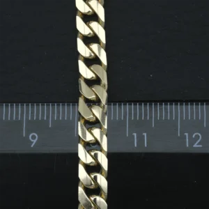9ct Yellow Gold Curb Bracelet 8″ 9.5mm