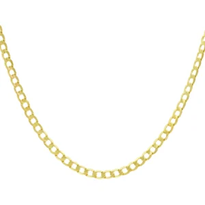 9ct Yellow Gold Curb Chain 21″ 4.5mm