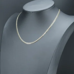 9ct Yellow Gold Curb Chain 21″ 4.5mm