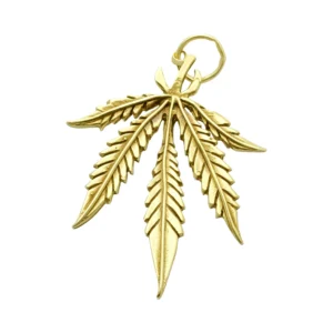 9ct Yellow Gold Leaf Pendant