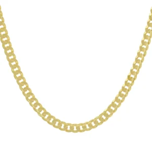 9ct Yellow Gold Curb Chain 22.5″ 6mm