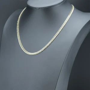 9ct Yellow Gold Curb Chain 22.5″ 6mm