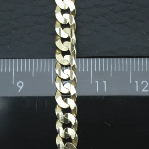 9ct Yellow Gold Curb Chain 22.5″ 6mm