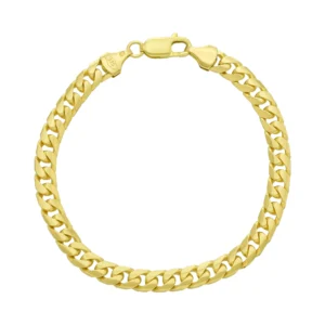9ct Yellow Gold Curb Bracelet 7.5″ 5.5mm