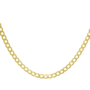 9ct Yellow Gold Curb Chain 24″ 5.5mm