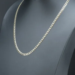 9ct Yellow Gold Curb Chain 24″ 5.5mm