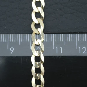 9ct Yellow Gold Curb Chain 24″ 5.5mm