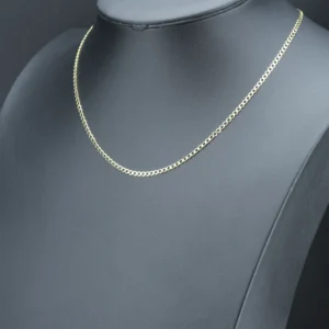 9ct Yellow Gold Curb Chain 20″ 3mm