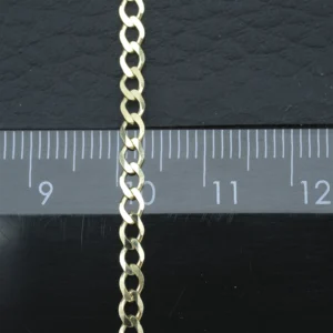 9ct Yellow Gold Curb Chain 20″ 3mm