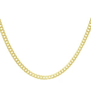 9ct Yellow Gold Curb Chain 18″ 4.5mm
