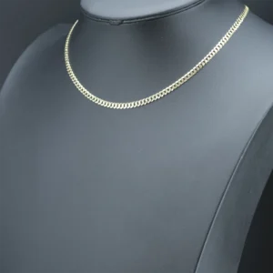 9ct Yellow Gold Curb Chain 18″ 4.5mm