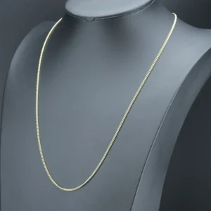 9ct Yellow Gold Curb Chain 28″ 2.5mm