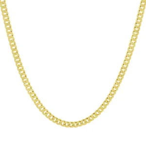 9ct Yellow Gold Curb Chain 27.5″ 4.5mm